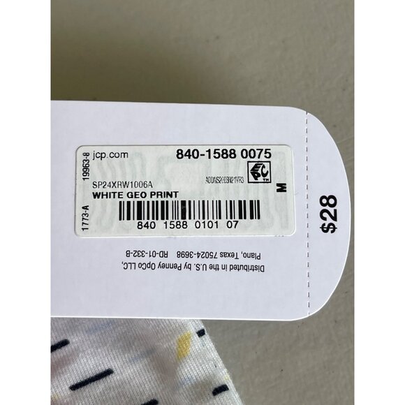 Xersion Womens Quick-Dri Tank Top White Geo Print M - Picture 8 of 8